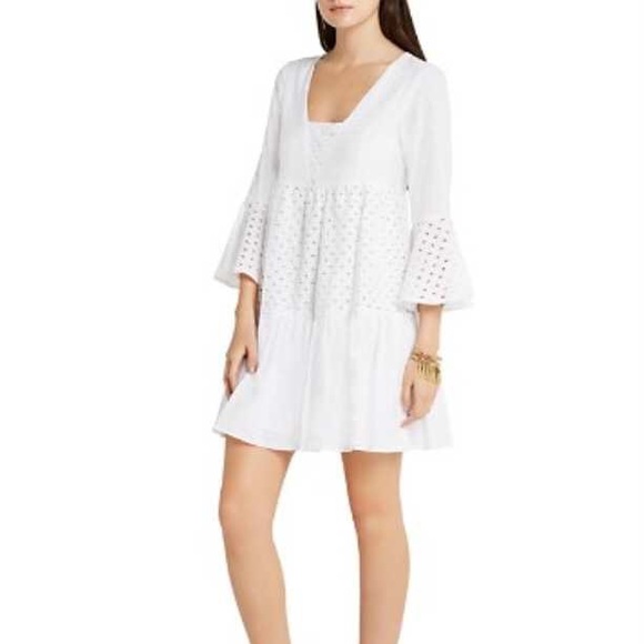 bcbg eyelet dress